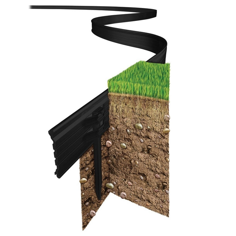 Swift Edge Swift Edge Garden Border Edging Kit 30m - Black