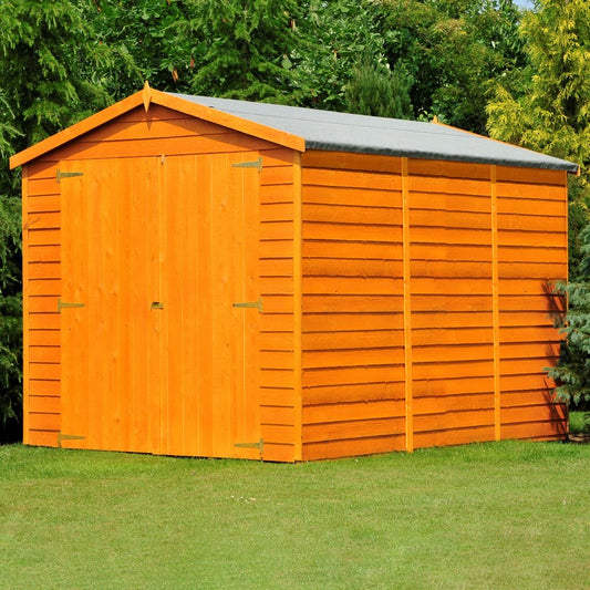 Shire Shire Ashworth 6' 7" x 12' 2" Apex Shed - Premium Coated Overlap