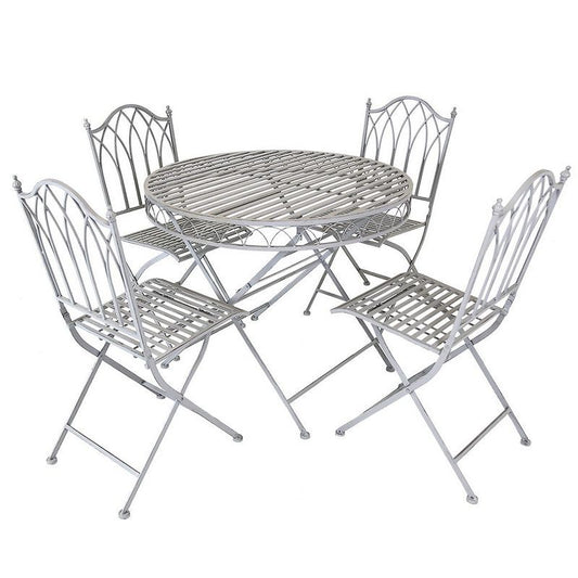 Deco Garden Bistro Set by Wensum - 4 Seats