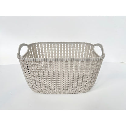 Premier Plastic Basket 19.6 Litres - Grey by EA Living