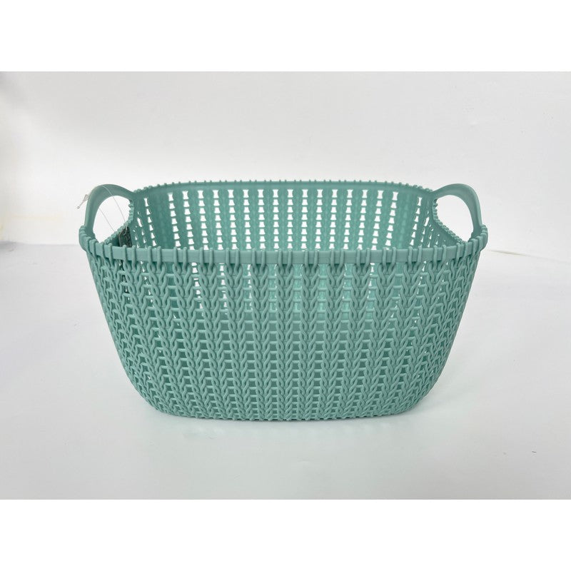 Premier Plastic Basket 23.3 Litres - Green by EA Living