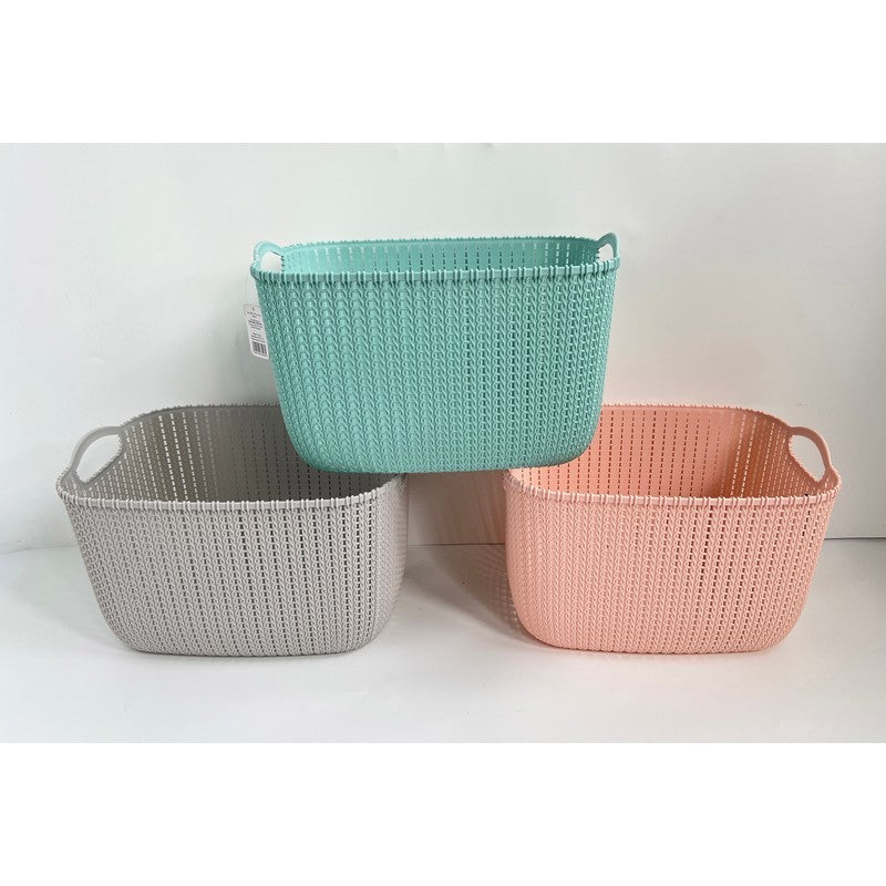 Premier Plastic Basket 23.3 Litres - Green by EA Living