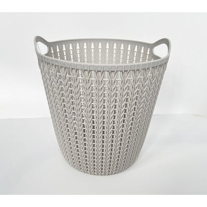 Premier Plastic Basket 19.5 Litres - Grey by EA Living