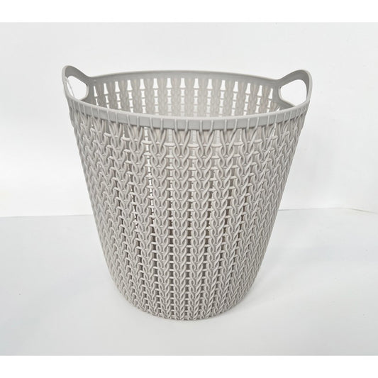 Premier Plastic Basket 19.5 Litres - Grey by EA Living