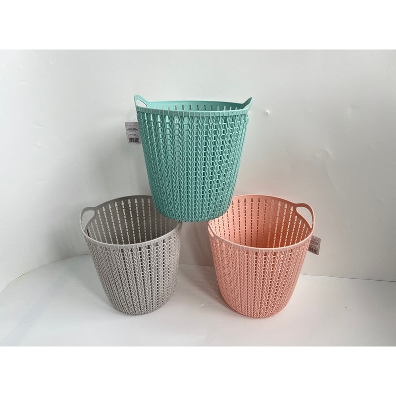 Premier Plastic Basket 19.5 Litres - Grey by EA Living