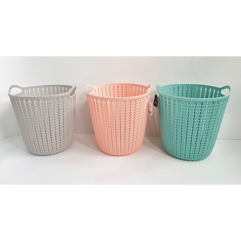 Premier Plastic Basket 19.5 Litres - Grey by EA Living