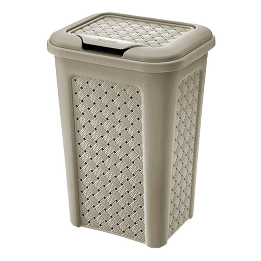 TS UK Plastic Bin Clip Lid 10 Litres - Beige Arianna by TS UK