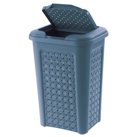 TS UK Plastic Bin Clip Lid 10 Litres - Blue Arianna by TS UK