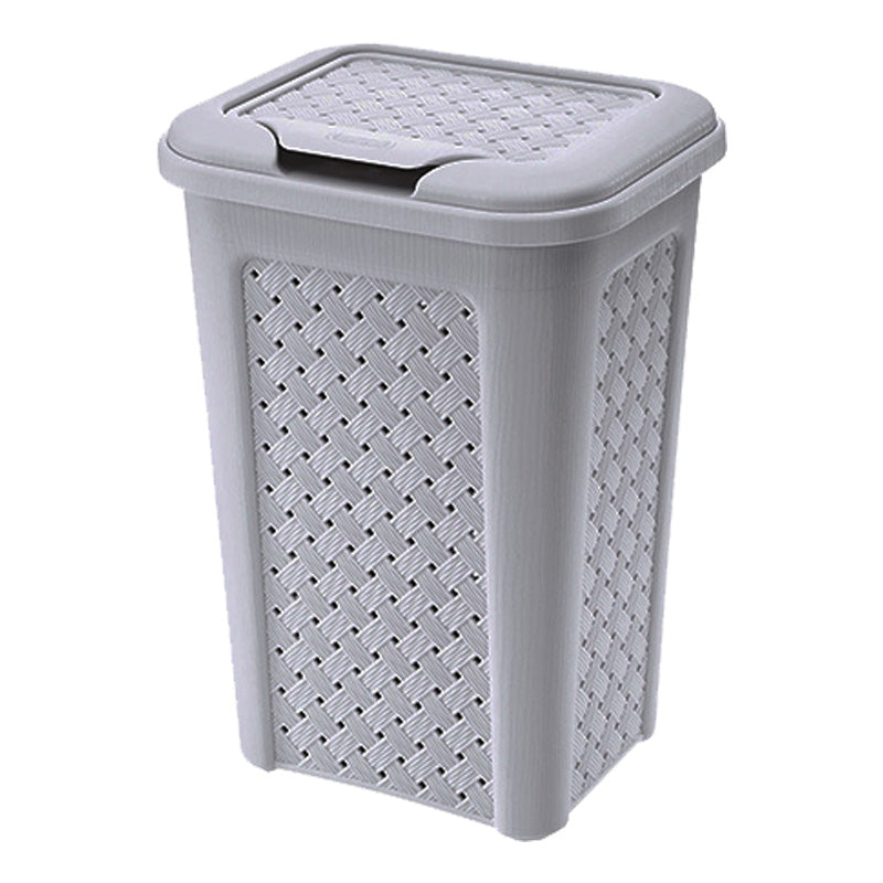 TS UK Plastic Bin Clip Lid 10 Litres - Grey Arianna by TS UK