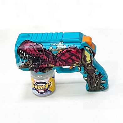 Dinosaur Bubble Gun Blue - 18cm