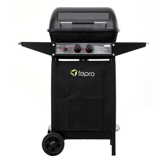 Tepro Twin Burner Irvine Lava Garden Gas BBQ by Tepro