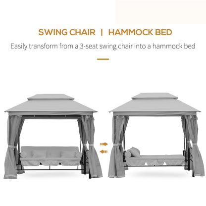 3 Seater Convertible Swing Chair