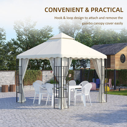 3 x 3 M Gazebo Canopy Replacement Covers