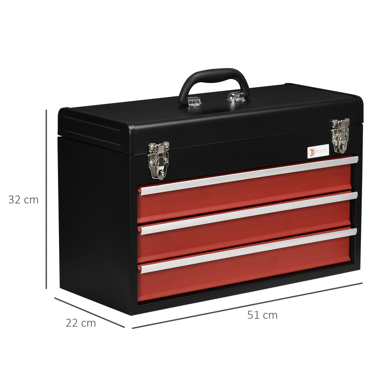 DURHAND 3 Drawer Tool Chest