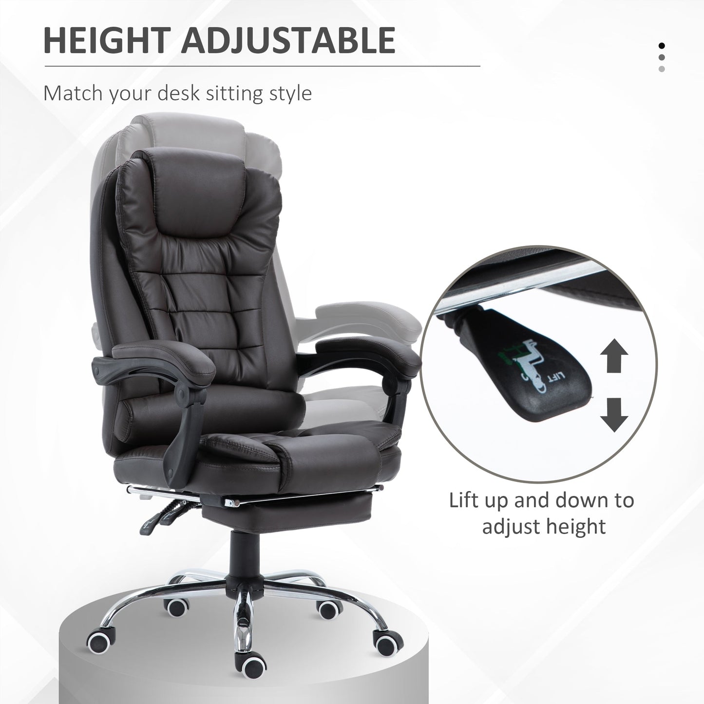 PU Leather Executive Office Chair