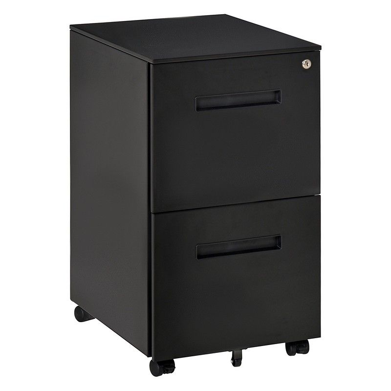 Vinsetto Vinsetto Mobile File Cabinet Vertical Home Office Organizer Filing Furniture with Adjustable Partition for A4 Letter Size