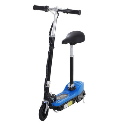 Homcom Homcom Foldable Electric Scooter For Kids 12V 120W Withbrake Kickstand -Blue