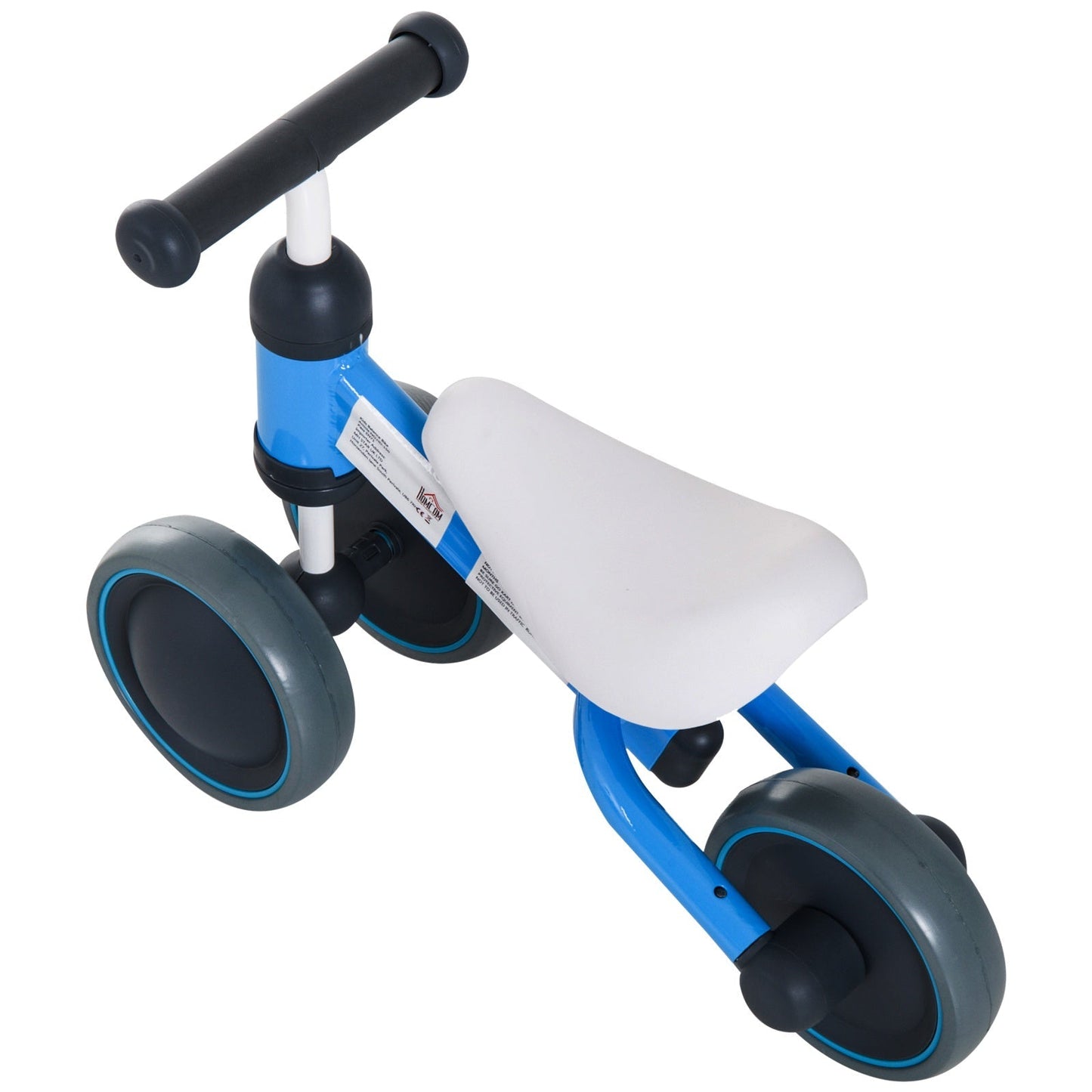 Kids Balance Bike Toddler Plastic No-Pedal Walking Blue