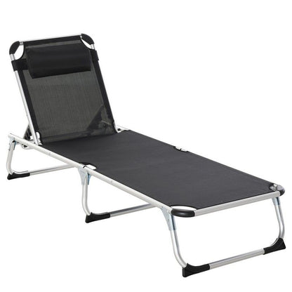 Outsunny Outsunny Foldable Sun Lounger