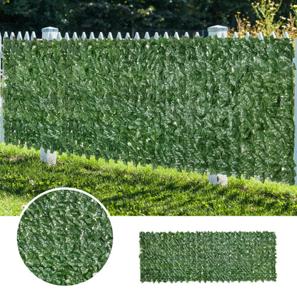 Artificial Leaf Fence Panel for Garden Outdoor Indoor Decor