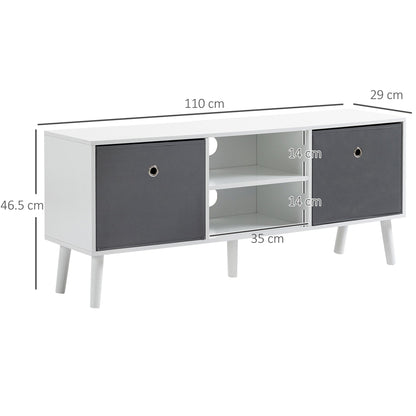 Homcom Fabric Drawer TV Stand