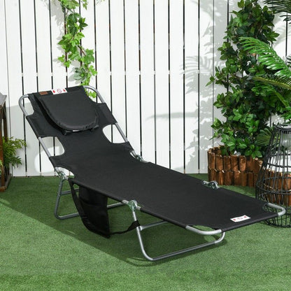 Outsunny Foldable Sun Lounger