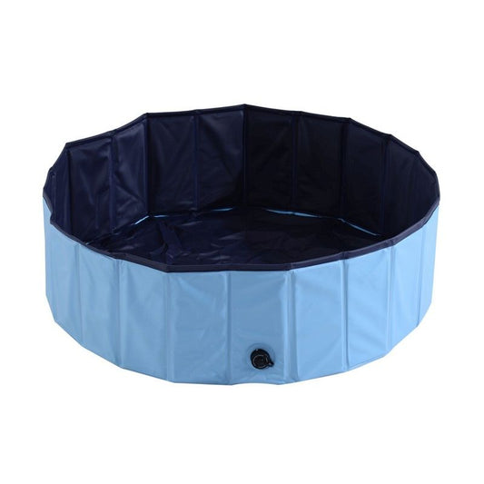 PawHut Pawhut Diameter 100X30H cm Pet Swimming Pool-Blue