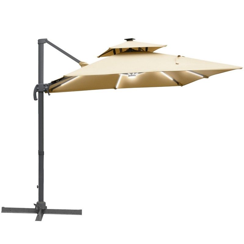 Outsunny 3m Cantilever Parasol