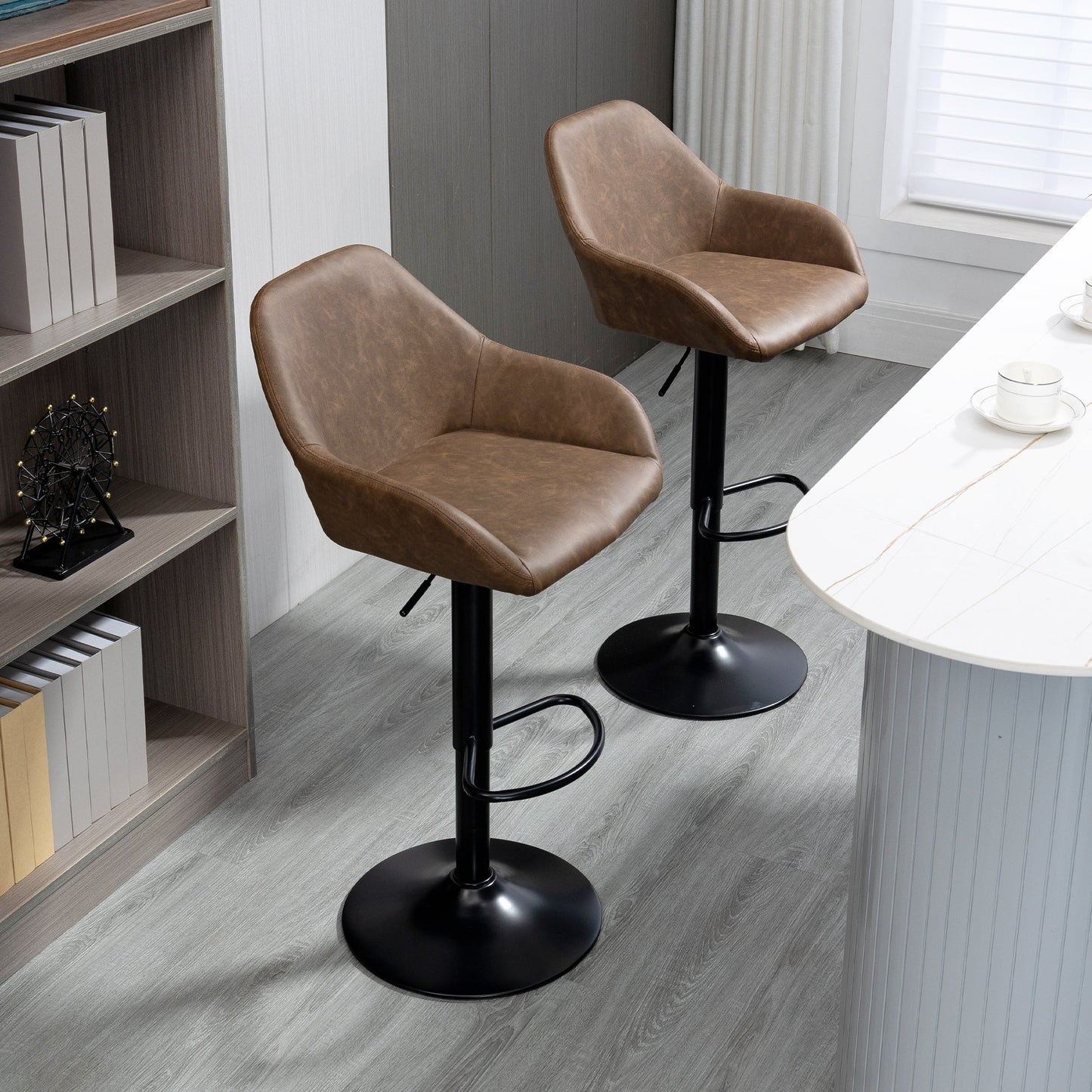 Adjustable Bar Stools Set of 2