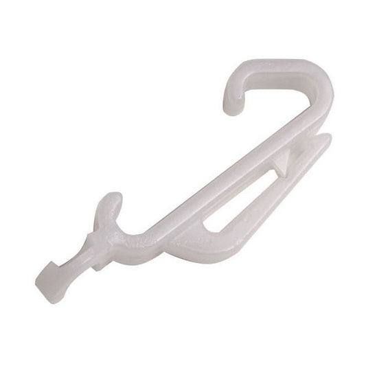 Speedy Streamline Glider Curtain Track Hooks White - Pack of 10