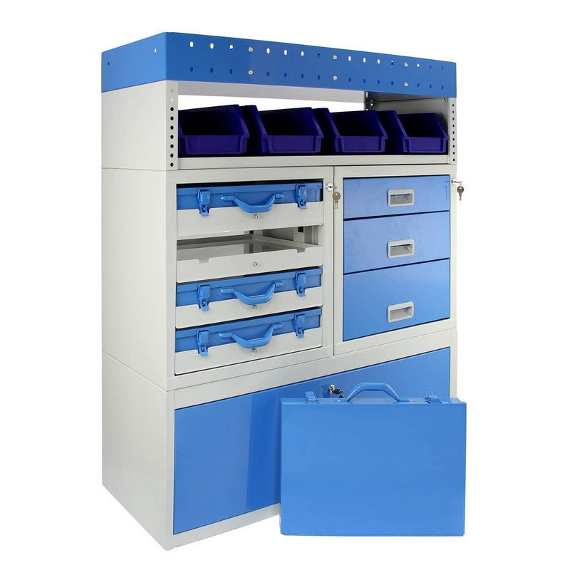 Raven Steel Shelving Unit 0cm - Blue Tempest Van & by Raven