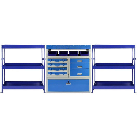 Raven Steel Shelving Unit 0cm - Blue Tempest Van & by Raven