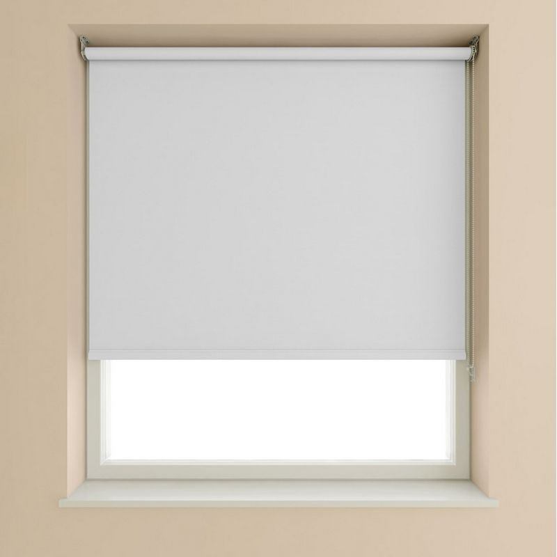 Speedy Blackout Roller Blind White - 120cm Width