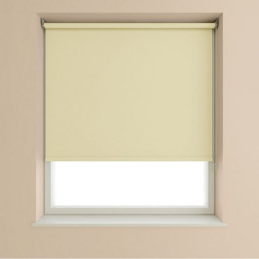 Speedy Blackout Roller Blind Oyster - 60cm Width