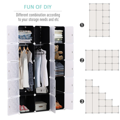 Portable Wardrobe for Bedroom