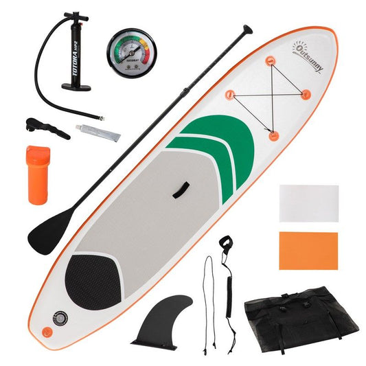 Outsunny Outsunny 10'6" X 30" X 6" Inflatable Stand Up Paddle Board