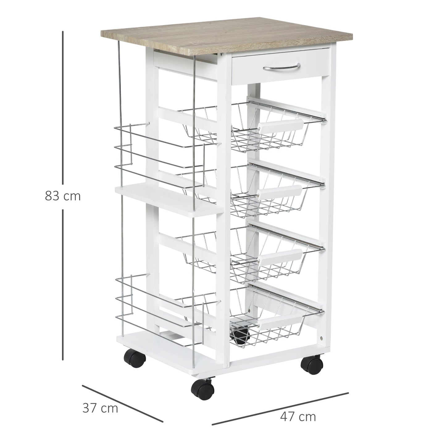 Rolling Kitchen Cart