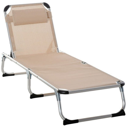 Outsunny Outsunny Foldable Sun Lounger