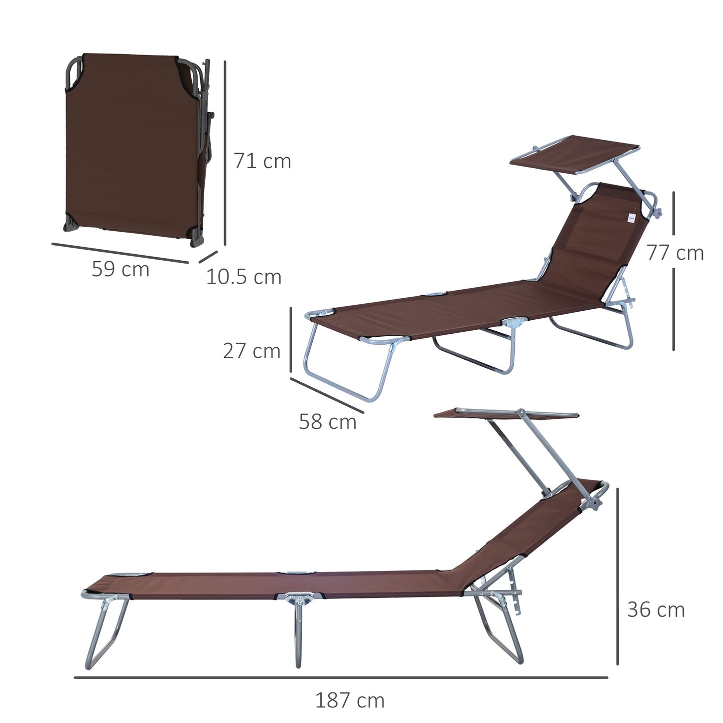 Outdoor Foldable Sun Lounger