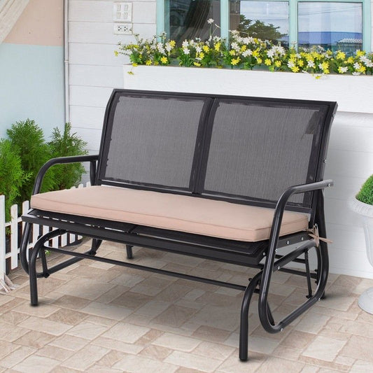 Outsunny Outsunny 2-Seater Garden Bench Cushion with Ties