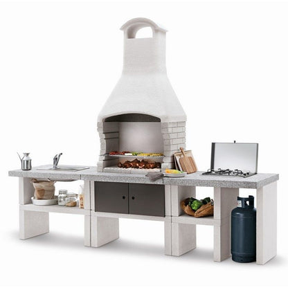 Palazzetti Marbella Masonry Garden BBQ Kitchen by Palazzetti