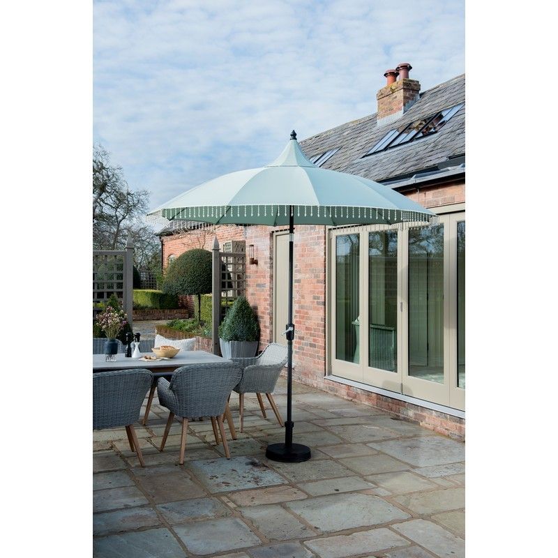 Garden Must Haves Carrousel Garden Parasol by Garden Must Haves - 2.7 x 2.7M Green