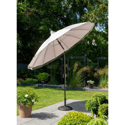 Garden Must Haves Carrousel Garden Parasol by Garden Must Haves - 2.7 x 2.7M Grey