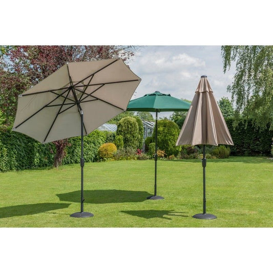 Garden Must Haves Elizabeth Garden Parasol by Garden Must Haves - 2.2M Taupe