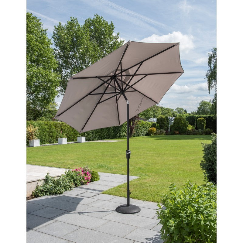 Garden Must Haves Elizabeth Garden Parasol by Garden Must Haves - 2.7 x 2.7M Taupe