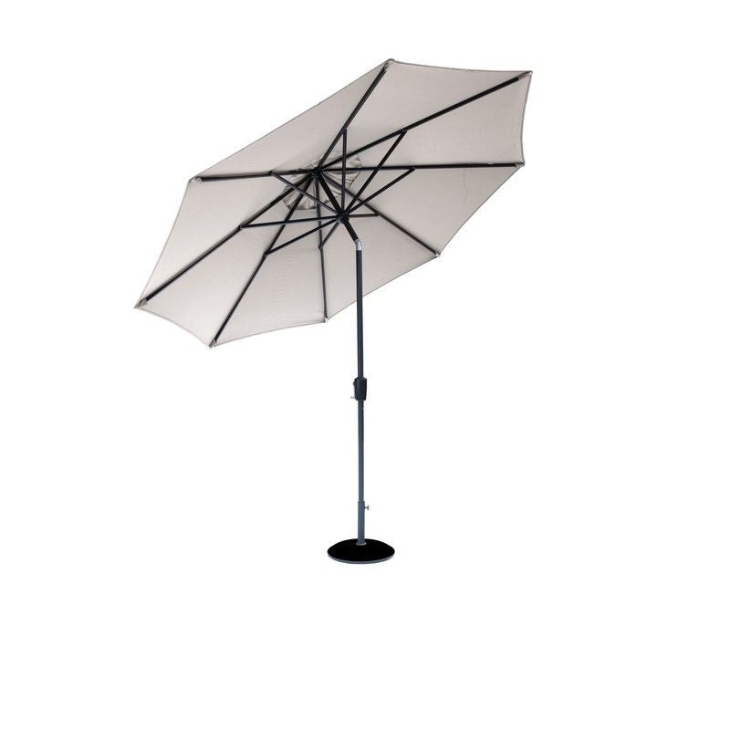 Garden Must Haves Elizabeth Garden Parasol by Garden Must Haves - 3 x 3M Grey