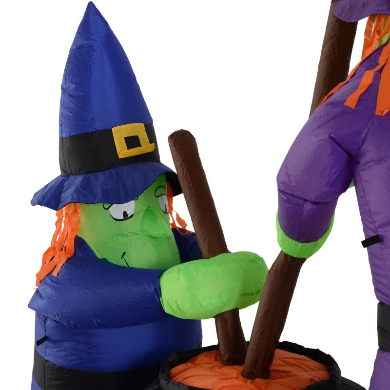 1.8H m Inflatable Witches Halloween Decoration