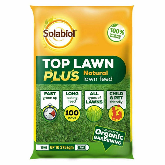 Solabiol Top Lawn Plus Natural Lawn Feed 15kg