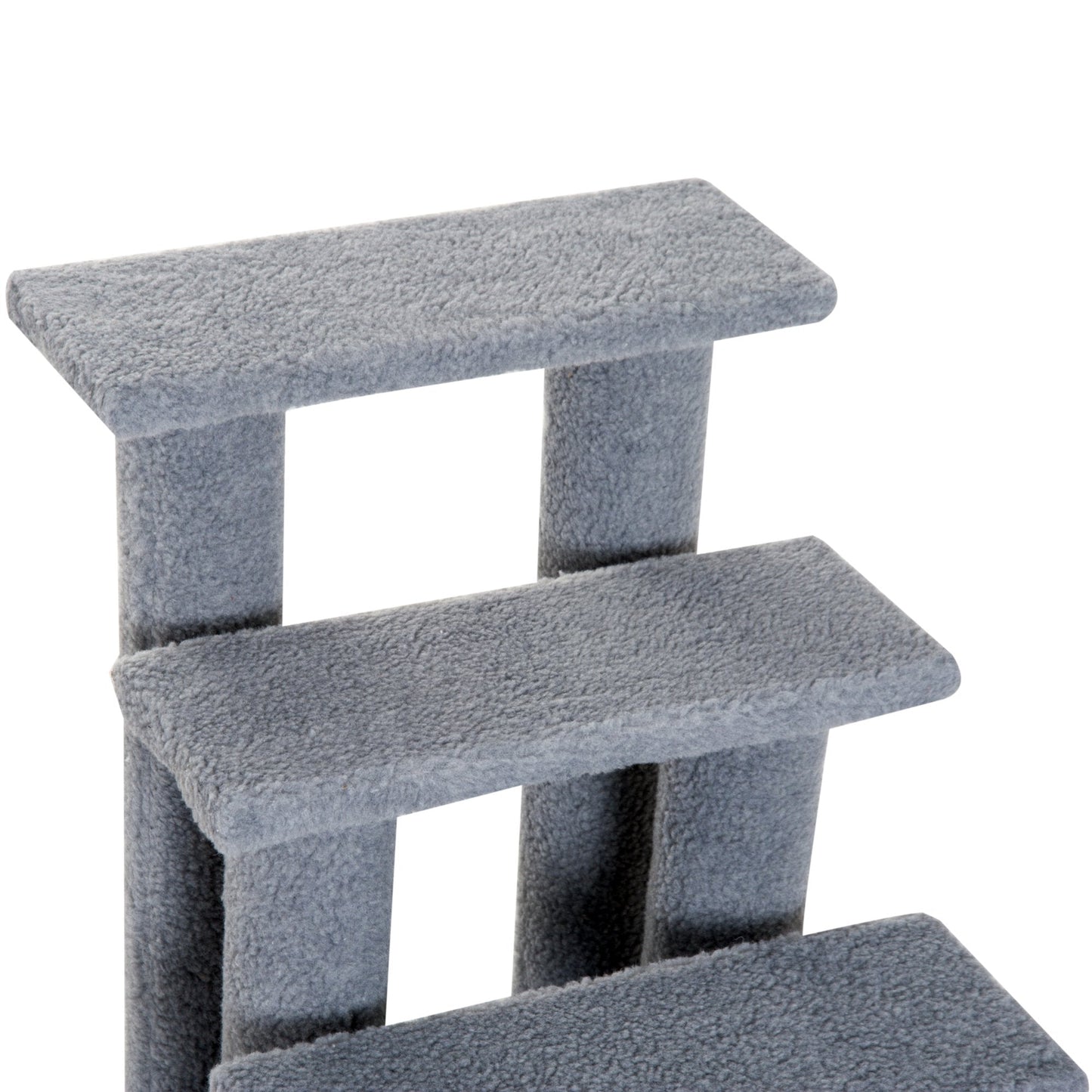 PawHut Pet Ramp Stairs Cat Tree Ladder Safety Steps Climbing Frame