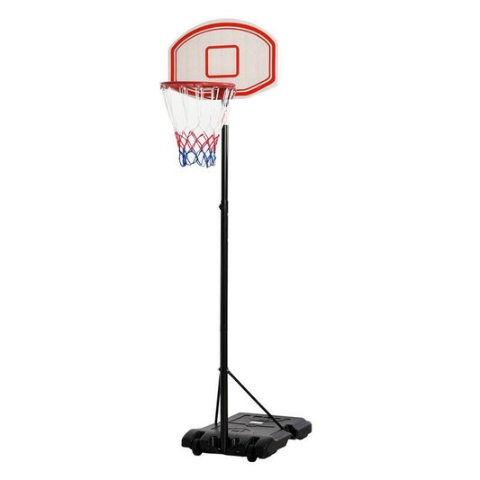 Homcom Homcom Portable Basketball Stand 175-215cm Adjustable Height Sturdy Rim Hoop Base Net